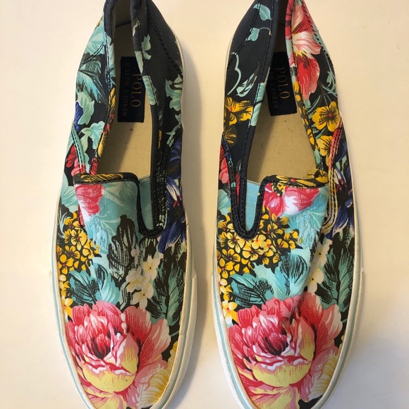 Polo Ralph Lauren Other - POLO Ralph Lauren 11.5D Men's Floral Canvas Shoes